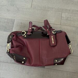 Bebe Dark Red Shoulder Bag